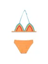 Billieblush Crochet Bikini In Orange