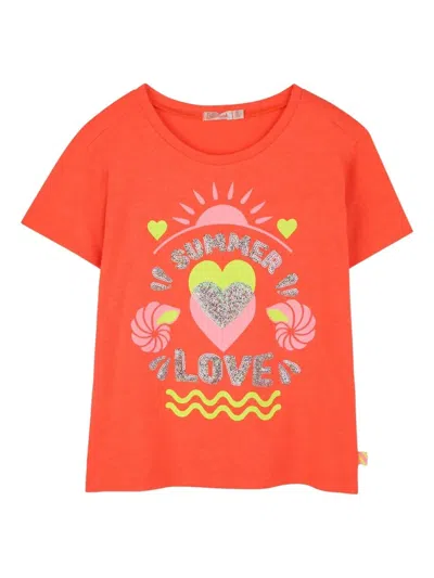BILLIEBLUSH T-SHIRT,U20951 41D CORAIL FLUO
