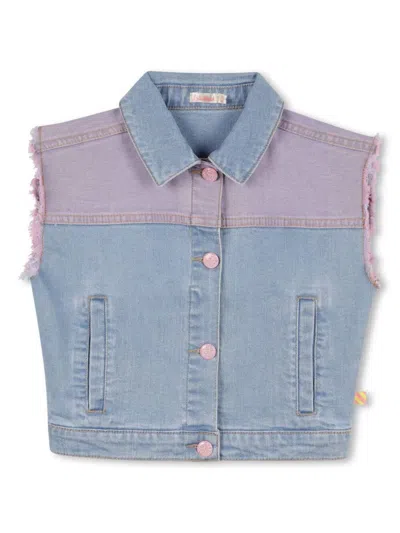 BILLIEBLUSH SLEEVELESS JACKET,U21069 Z13 DOUBLE STONE BROSSAGE