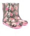 Billieblush Unicorn-print Boots In Nude