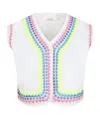 Billieblush Embroidered-motif Waistcoat In White