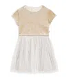 Billieblush Velvet Dress (4-12 Years) In Gold