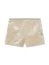 Billieblush Velvet Shorts In Neutrals