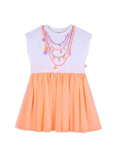Billieblush Vestito Con Stampa "collane" In Multi