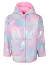 Billieblush Hooded Raincoat In Pink