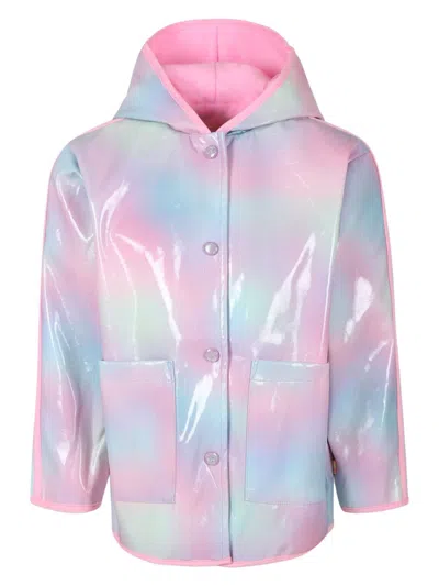 BILLIEBLUSH WATERCOLOUR-EFFECT RAINCOAT