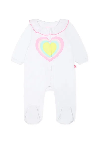 BILLIEBLUSH WHITE BABYGROW FOR BABY GIRL WITH HEART