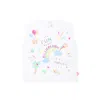 Billieblush White T-shirt For Baby Girl With Raibow In White