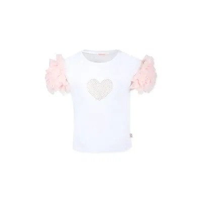 BILLIEBLUSH WHITE T-SHIRT FOR GIRL WITH HEART