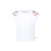 Billieblush Sequin-embellished T-shirt In White