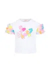 Billieblush White T-shirt For Girl With Writing In White