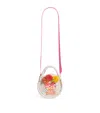 Billieblush Woven Top-handle Bag In Pink
