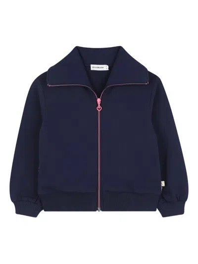 Billieblush Zip-up Sweatshirt In Multi