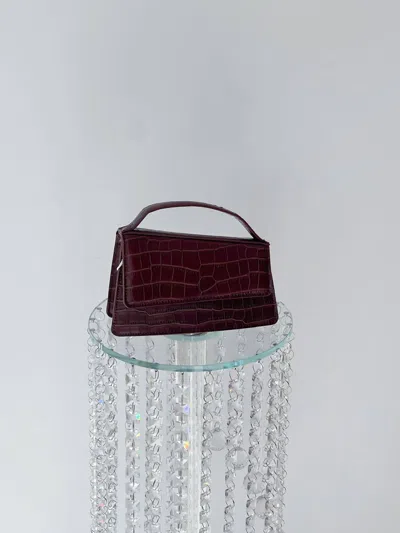 Billini Azro Handle Bag In Chocolate In Gold