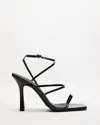 Billini Bentley Ankle Strap Sandal In Black In Black