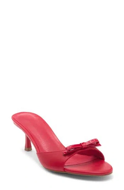 Billini Gwin Bow Mule In Red