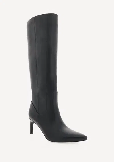 Billini Huda Knee High Stiletto Boot In Black