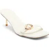Billini Lyon Buckle Sandal In White