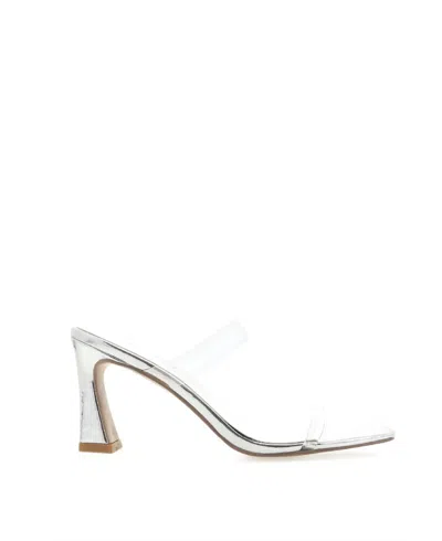 Billini Mikana Heels In Silver In Multi