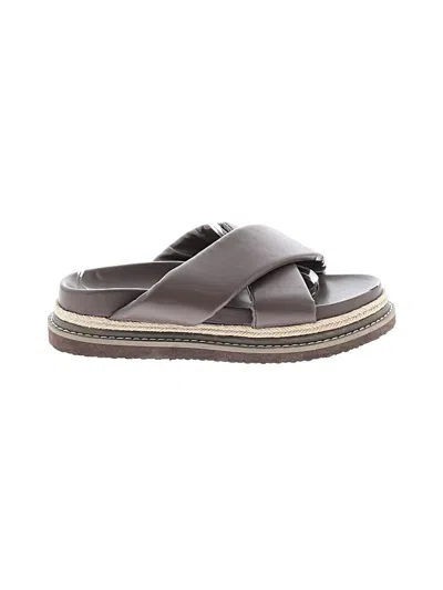 Pre-owned Billini Sandals In Gray