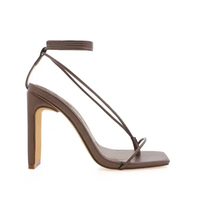 Billini Tala Heel Lace Sandal In Bronz In Bronze In Gold