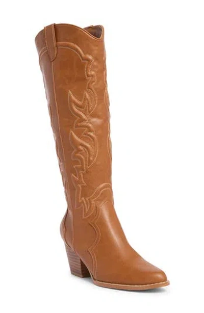 Billini Udel Cowboy Boot In Brown