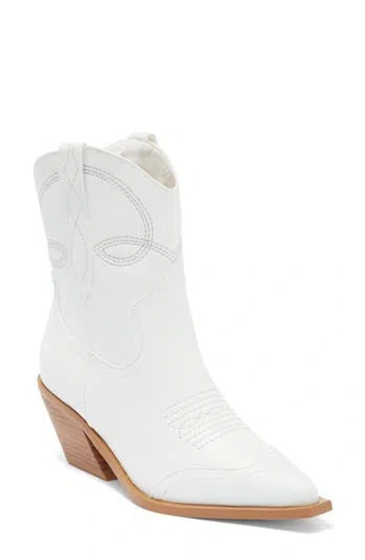 Billini Udel Western Bootie In White