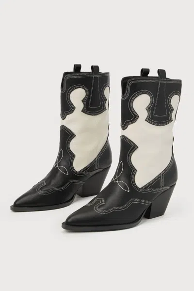 Billini Women's Adriel Boots In Black/ivory In Multi