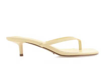 Billini Women's Bryony Heeled Thong Sandal In Limoncello In White