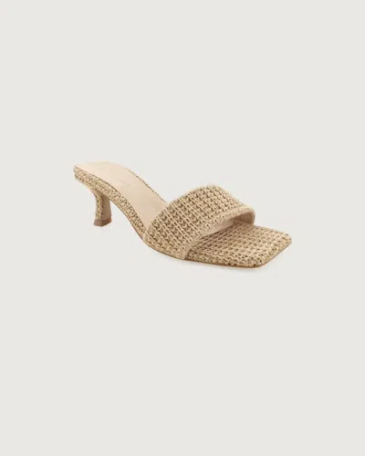 Billini Women's Chloe Raffia Heeled Sandal In Beige In Brown