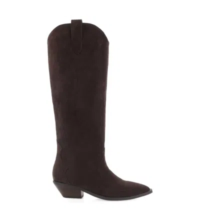 Billini Women's Helix Western Boot In Chocolate Brown
