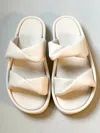 Billini Women's Ishan Platform Slide Sandal In Bone In Beige
