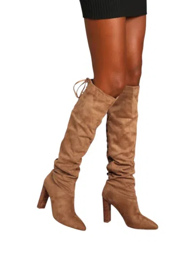 Billini Women's Kimba Suede Boot In Brown