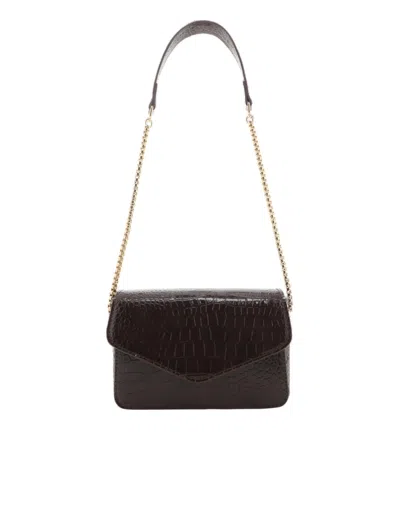Billini Women's Rosie Cross Body Bag In Chocolate In Gold