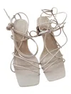 Billini Women's Strappy Square Toe Sandal In Birch In Grey
