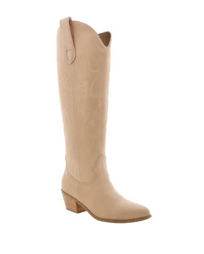 Billini Women's Urson Western Boots In Porcini Suede In Neutral