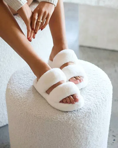 Billini Women's Whistler Slides In Cream In White