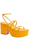 Billini Winslow Platform Sandal In Yellow