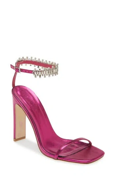 Billini Wrenna Ankle Strap Sandal In Pitaya Metallic