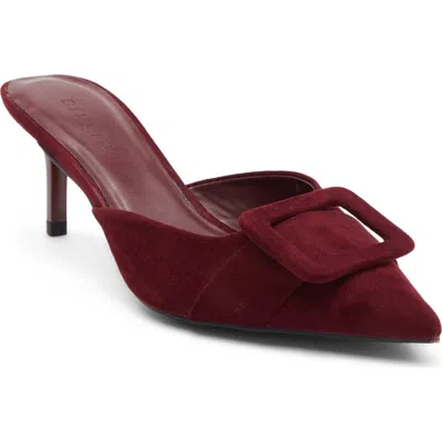 Billini Yorkie Kitten Heel Pump In Burgundy