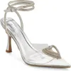Billini Zaden Pointed Toe Pump In Silver-clear