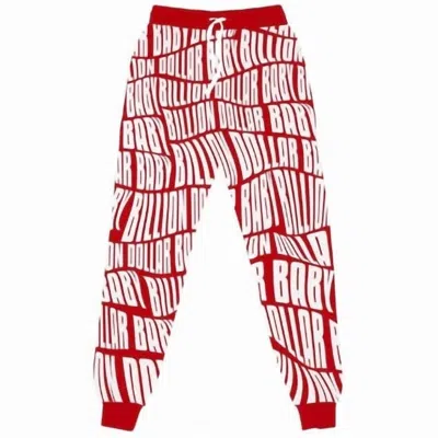 Billion Dollar Baby Men's Baby All Over Print Joggers In Red