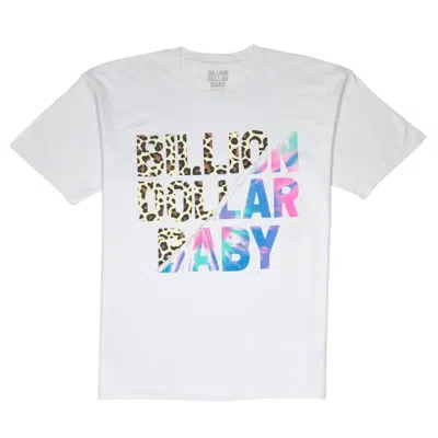 Billion Dollar Baby Men's Lepard Tie Dye T-shirt In White