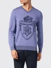 Billionaire Silk Pullover In Purple