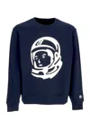 Billionaire-b-club Lightweight Crewneck Man Astro Helmet Crewneck Navy In Navy