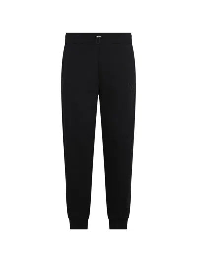 Billionaire Baroque Logo-embroidered Track Pants In Black