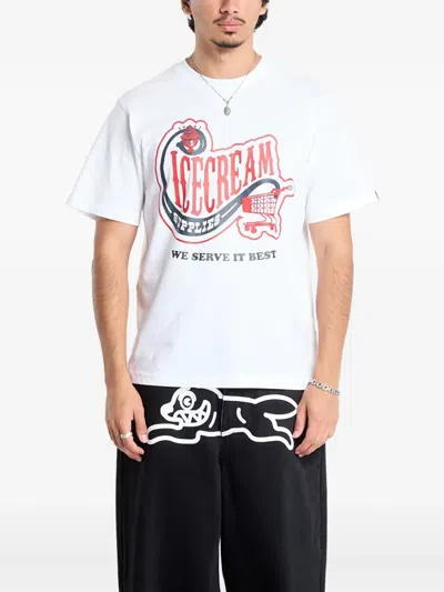 Billionaire Boys Club - Ice Cream Convenience Store Graphic T-shirt In White