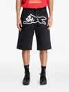 Billionaire Boys Club - Ice Cream Running Dog Denim Shorts In Black
