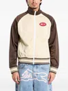Billionaire Boys Club - Ice Cream Running Dog Zip-through Jacket In Brown
