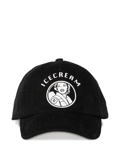 Billionaire Boys Club - Ice Cream Waitress Corduroy Cap Hat In Black